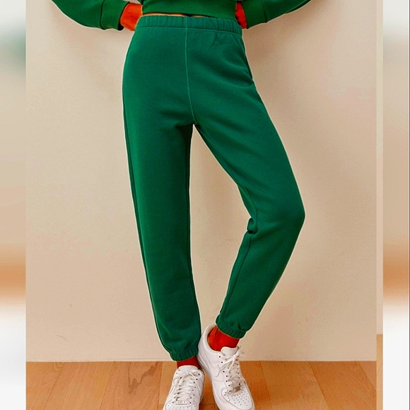 Reformation Classic Sweatpant Kelly Green XS - Picture 1 of 8